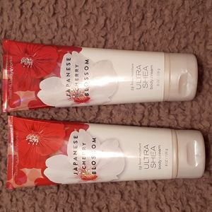Bath & body works ultra shea body cream. Japanese Cherry Blossom x2